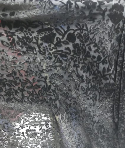 مخمل شيفون مع كريب ثقيل