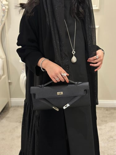 نص كلوش مع قماش سهره من الجوانب