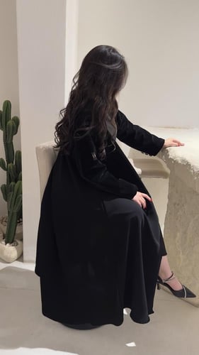 مخمل نص كلوش مع جوخ