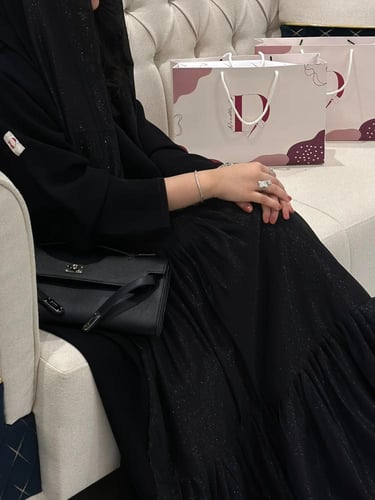 نص كلوش مع قماش سهره من الجوانب