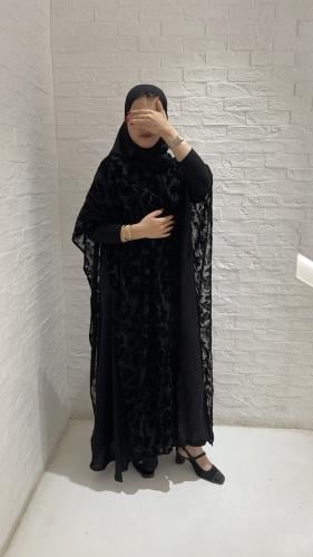 مخمل شيفون مع كريب ثقيل