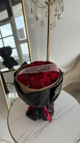باقة ورد احمر
