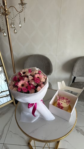 The special Christmas bouquet