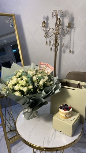 باقة مع كيك