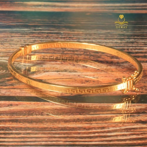 اسوارة فرزاتشي ذهب اصفر صافي عيار 18
