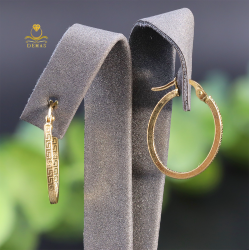 حلق فرزاتشي بيضاوي عيار 18