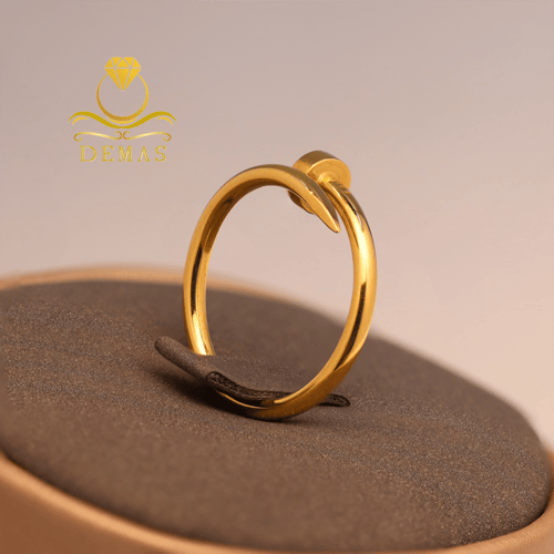 خاتم مسمار عيار 18