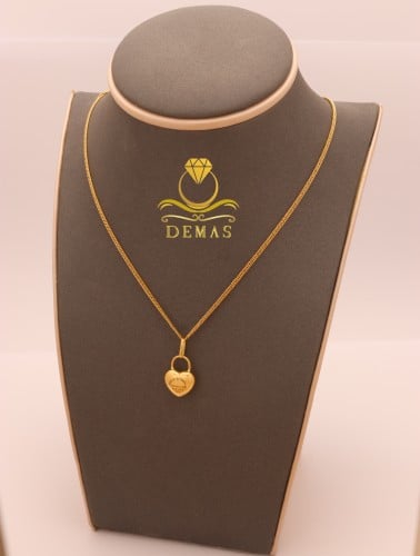 قلادة قلب تيفاني عيار 18 إيطالي