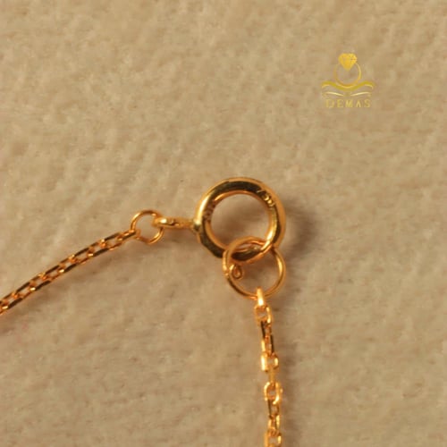 نصف طقم تصميم مميز ذهب عيار 18