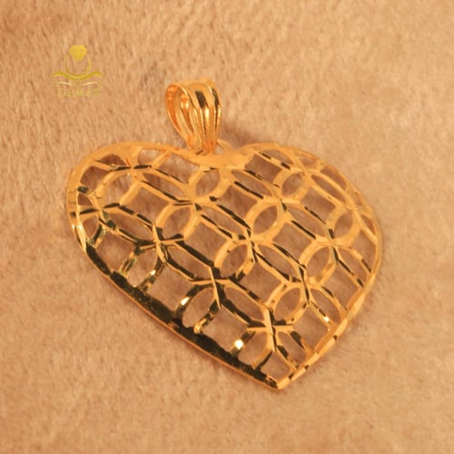 تعليقة موني كاتشر قلب ذهب عيار 18