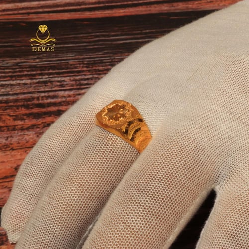 خاتم ذهب رجالي عيار 21