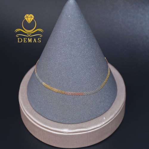 أسوارة فلات 3 ألوان عيار 21 إيطالي