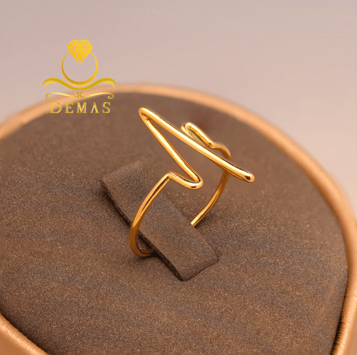 خاتم نبضات القلب عيار 18