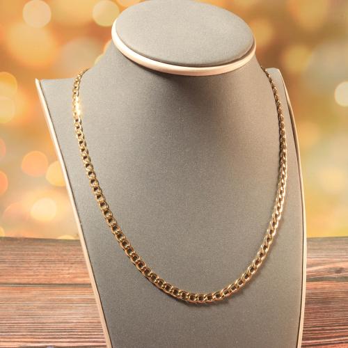 سلسال ذهب بانزر كلاسيكي عيار 18 وزن 6.4 جرام طول 1...