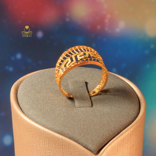 خاتم ذهب صافي فرزاتشي عيار 21