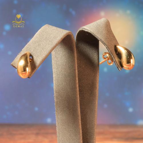 حلق بوتيغا ذهب صافي عيار 18