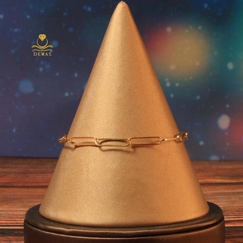 اسوارة بيبر كليب ذهب صافي عيار 18