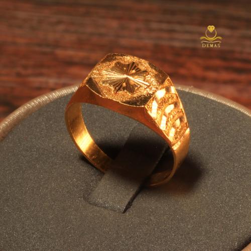 خاتم ذهب رجالي عيار 21