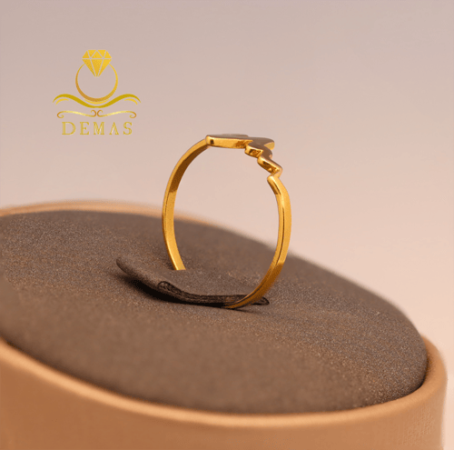 خاتم نبضات القلب عيار 18