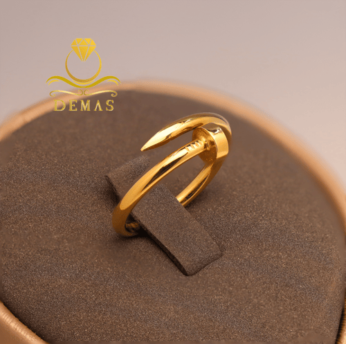 خاتم مسمار عيار 18