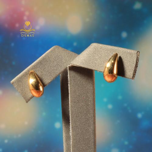 حلق ذهب بوتيغا عيار 18