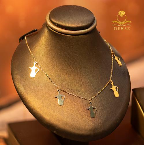 قلاده ذهب ناعمه عيار 18