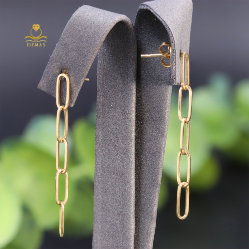 حلق بيبر كليب عيار 18