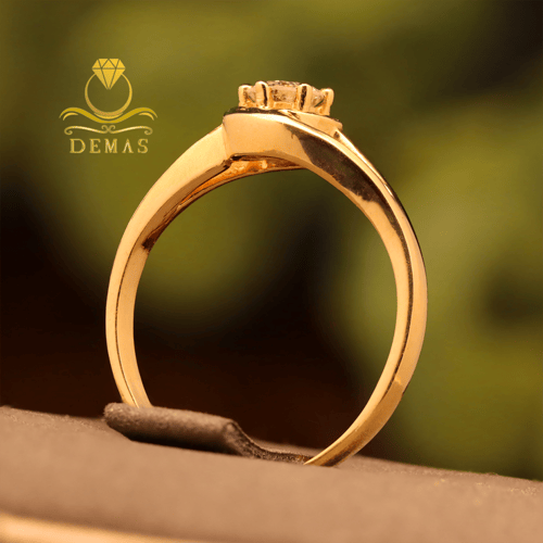 خاتم ألماس - ذهب 18