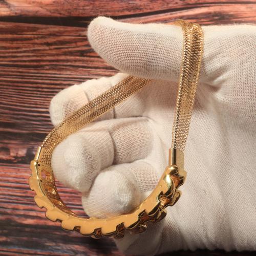 18K Gold Luxury Flexible Mesh Bracelet – 6.9g
