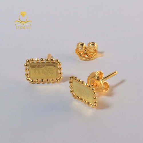 نصف طقم سبيكة الوردة ذهب عيار 18