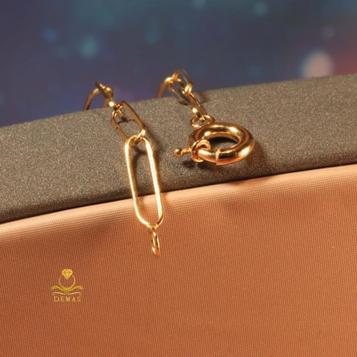 اسوارة بيبر كليب ذهب صافي عيار 18