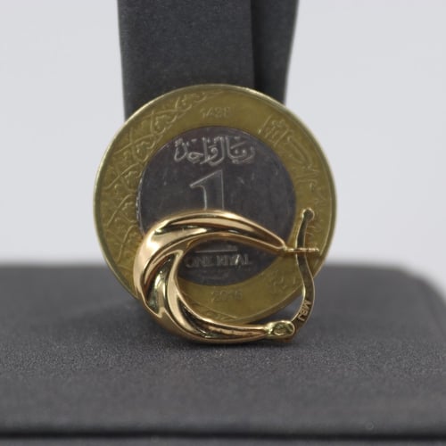 حلق بيضاوي عيار 18