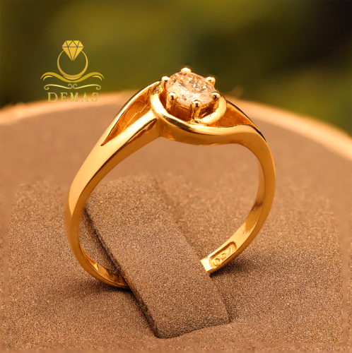 خاتم ألماس - ذهب 18