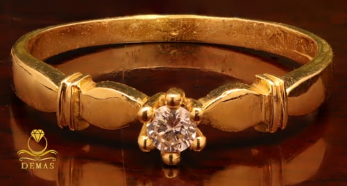 خاتم ألماس - ذهب 18