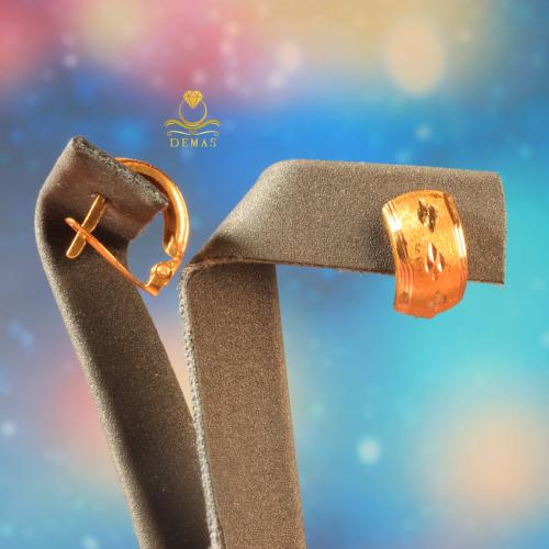 حلق ذهب كليب عيار 21