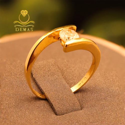 خاتم ألماس - ذهب 18