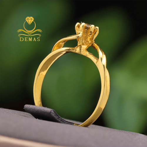 خاتم ألماس - ذهب 18