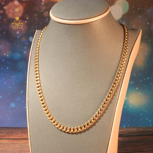 سلسلة جنزير ذهب صافي عيار 18