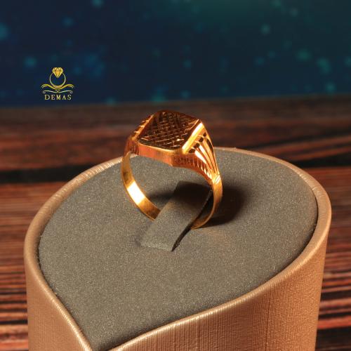 خاتم ذهب صافي مميز عيار 21