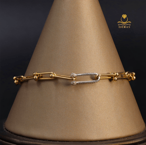 اسوارة تيفاني مع زركون عيار 18