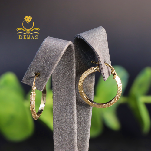 حلق دائري عيار 18 إيطالي