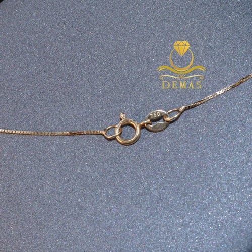 قلادة قلب عيار 18 إيطالي