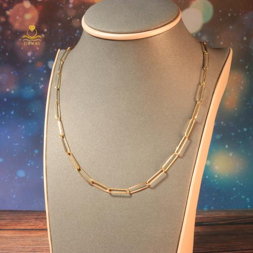 سلسلة بيبر كليب ذهب صافي عيار 18