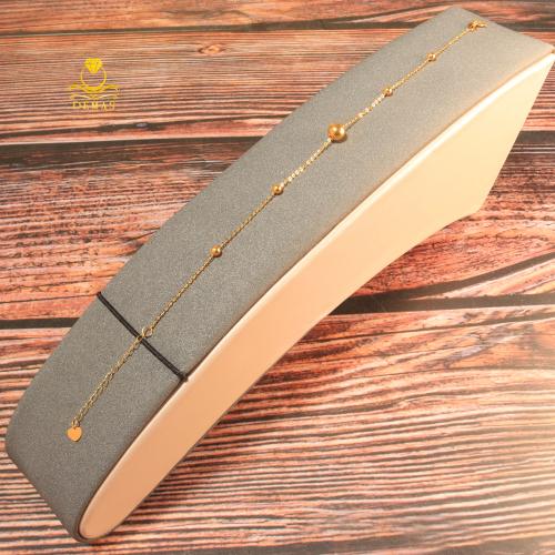 سوارة ذهب عيار 21 كرات ناعمة تصميم أنيق 0.7 جرام
