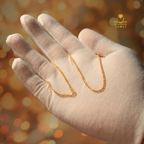 سلسلة ذهب بتصميم روب عيار 18