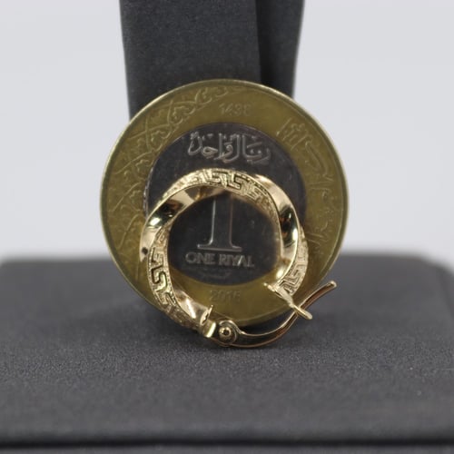 حلق دائري عيار 18