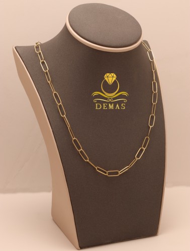 سلسال دبوس الورق عيار 18 إيطالي