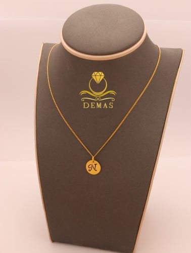 قلادة حرفك عيار 18 إيطالي