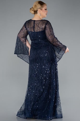 فستان سهرة راقي بقماش الترتر