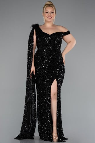 فستان سهرة راقي بكم واحد منسدل